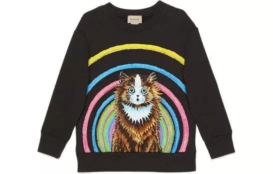Толстовка детская Gucci, темно-серый