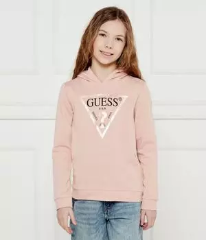Толстовка детская Guess хлопковая, белый
