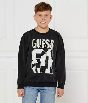 Толстовка детская Guess Regular Fit, черный