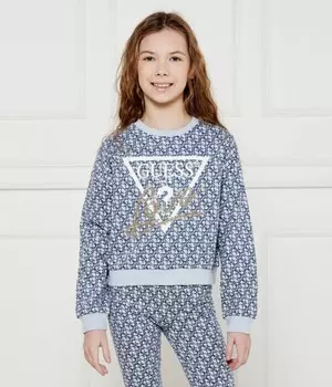 Толстовка детская Guess Regular Fit, синий / белый