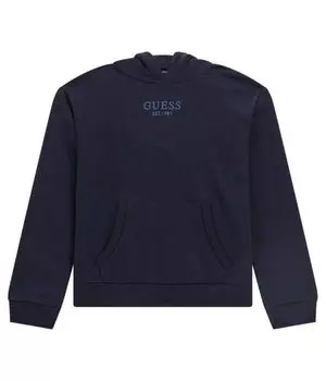 Толстовка детская Guess с вышитым логотипом, синий