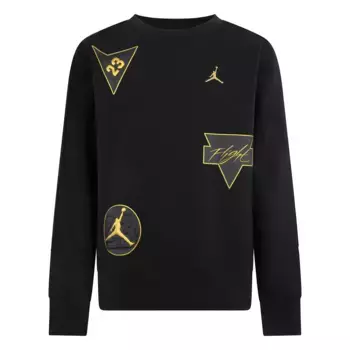 Толстовка детская Jdb See Me Shine Crew Jordan, чёрный