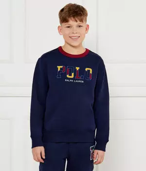 Толстовка детская Polo Ralph Lauren Regular Fit, синий / красный