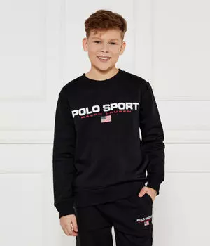 Толстовка детская Polo Ralph Lauren с круглым вырезом, черный
