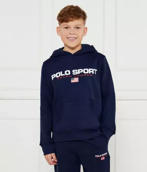 Толстовка детская Polo Ralph Lauren с логотипом, синий