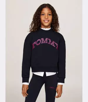 Толстовка детская Tommy Hilfiger Regular Fit, синий / фиолетовый