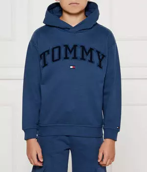 Толстовка детская Tommy Hilfiger с капюшоном, синий