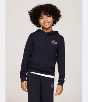 Толстовка детская Tommy Hilfiger с логотипом, синий