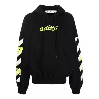 Толстовка diag arrows-logo hoodie Off-White, белый