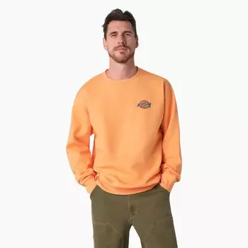 Толстовка Dickies из флиса с вышитым логотипом на груди, цвет Papaya Smoothie (Mo2)