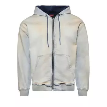 Толстовка Diesel D-Gir-S Track Sweatshirt Denim, белый