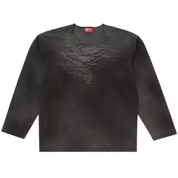 Толстовка Diesel Distressed Sweatshirt 'Grey', серый