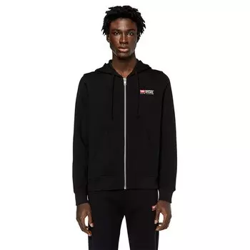 Толстовка Diesel Ginn Full Zip, черный