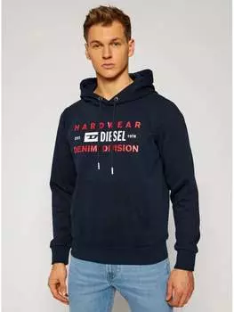 Толстовка Diesel Hoodie, темно-синий