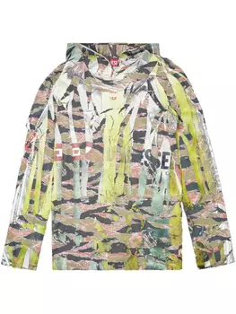 Толстовка Diesel T-Gillis, коричневый