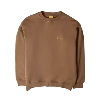 Толстовка Dime Classic Small Logo Crewneck 'Cappuccino', коричневый