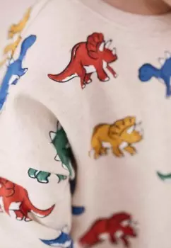 Толстовка DINOSAUR PRINT-REGULAR FIT JoJo Maman Bb, бежевый