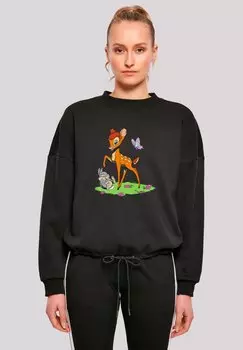 Толстовка DISNEY BAMBI LACHT MIT KLOPFER F4NT4STIC, черный