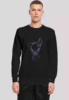 Толстовка DISNEY BAMBI MOOD F4NT4STIC, черный