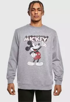 Толстовка Disney Mickey Mouse Представляет ABSOLUTE CULT, цвет heather grey