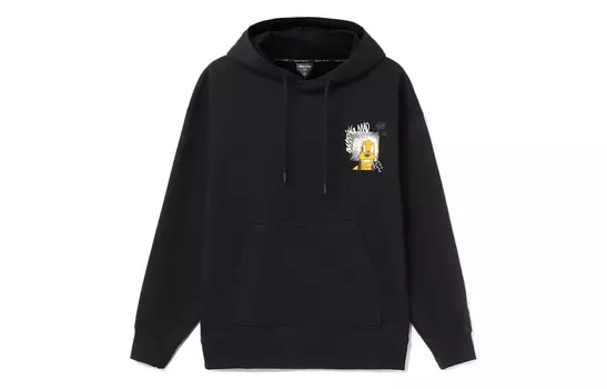 Толстовка Disney X Disney унисекс черная Lining, черный