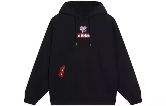 Толстовка Disney X Disney унисекс черная Lining, черный