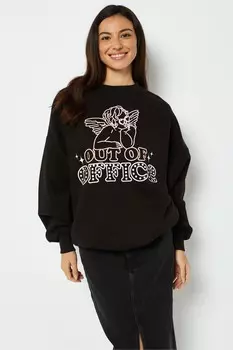 Толстовка Disney «Золушка танцуй до полуночи» Skinnydip, черный