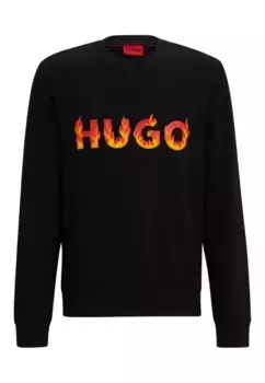 Толстовка ditmo стандартного кроя Hugo, черный