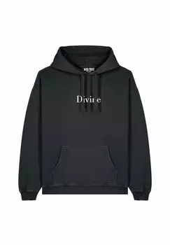 Толстовка DIVINE EMBROIDERY UNISEX VINTAGE - Hoodie Mira Paris, цвет Black Denim
