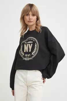 Толстовка Dkny из хлопка, черный