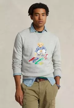 Толстовка ДЛИННЫЙ РУКАВ Polo Ralph Lauren, andover Heather