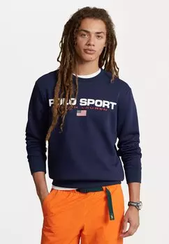 Толстовка ДЛИННЫЙ РУКАВ Ralph Lauren, круизный темно-синий