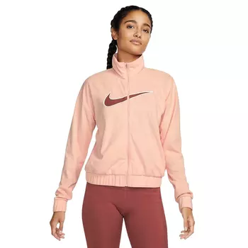 Толстовка для бега Nike Dri-Fit Swoosh, персиково-розовый