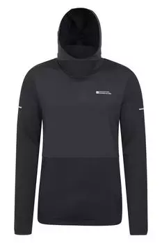 Толстовка для бега Speed Running Свитер для повседневных тренировок Mountain Warehouse, черный