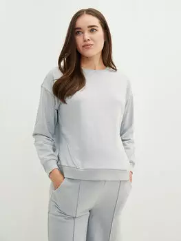 Толстовка для беременных с круглым вырезом и длинными рукавами LC Waikiki Maternity