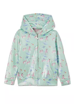 Толстовка для девочек "балерина в блестящем капюшоне" Miss Muse