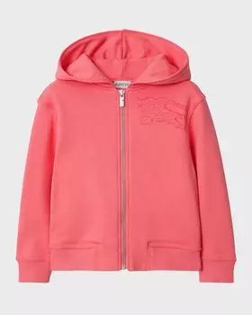 Толстовка для девочек Clyde Equestrian Knight Design Burberry, цвет Pale Hibiscus