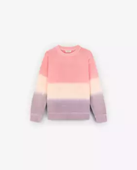 Толстовка для девочек из хлопка с градиентом Scalpers, коралловый