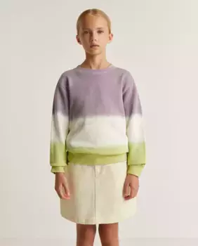 Толстовка для девочек из хлопка с градиентом Scalpers, цвет Lila