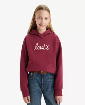 Толстовка для девочек Levi's, красный