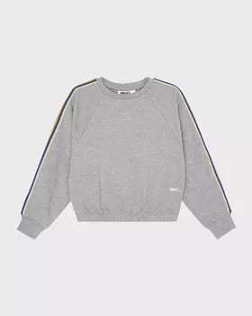 Толстовка для девочек Malinda с логотипом Molo, цвет Grey Melange