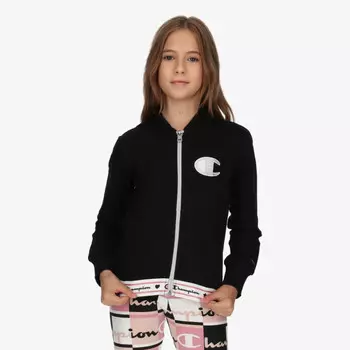 Толстовка для девочек с капюшоном на молнии в стиле Рох Champion