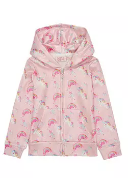 Толстовка для девочек с рисунком радуги и единорога Miss Muse