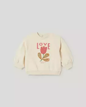 Толстовка для девочки Baby El Corte Ingls, цвет 120 Crudo