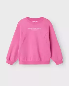 Толстовка для девочки name it, цвет Fucsia