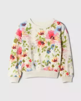 Толстовка для девочки с цветочным принтом Gap, мультиколор