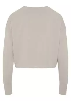 Толстовка для йоги повседневного укороченного силуэта DETTO FATTO, цвет Mushroom