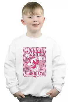 Толстовка для летней вечеринки с Минни Маус Disney, белый