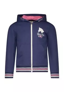 Толстовка для лошадей с разрезным карманом-кенгуру, детская SALT AND PEPPER, цвет True Navy