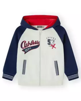 Толстовка для мальчика цвета экрю с капюшоном Canada House